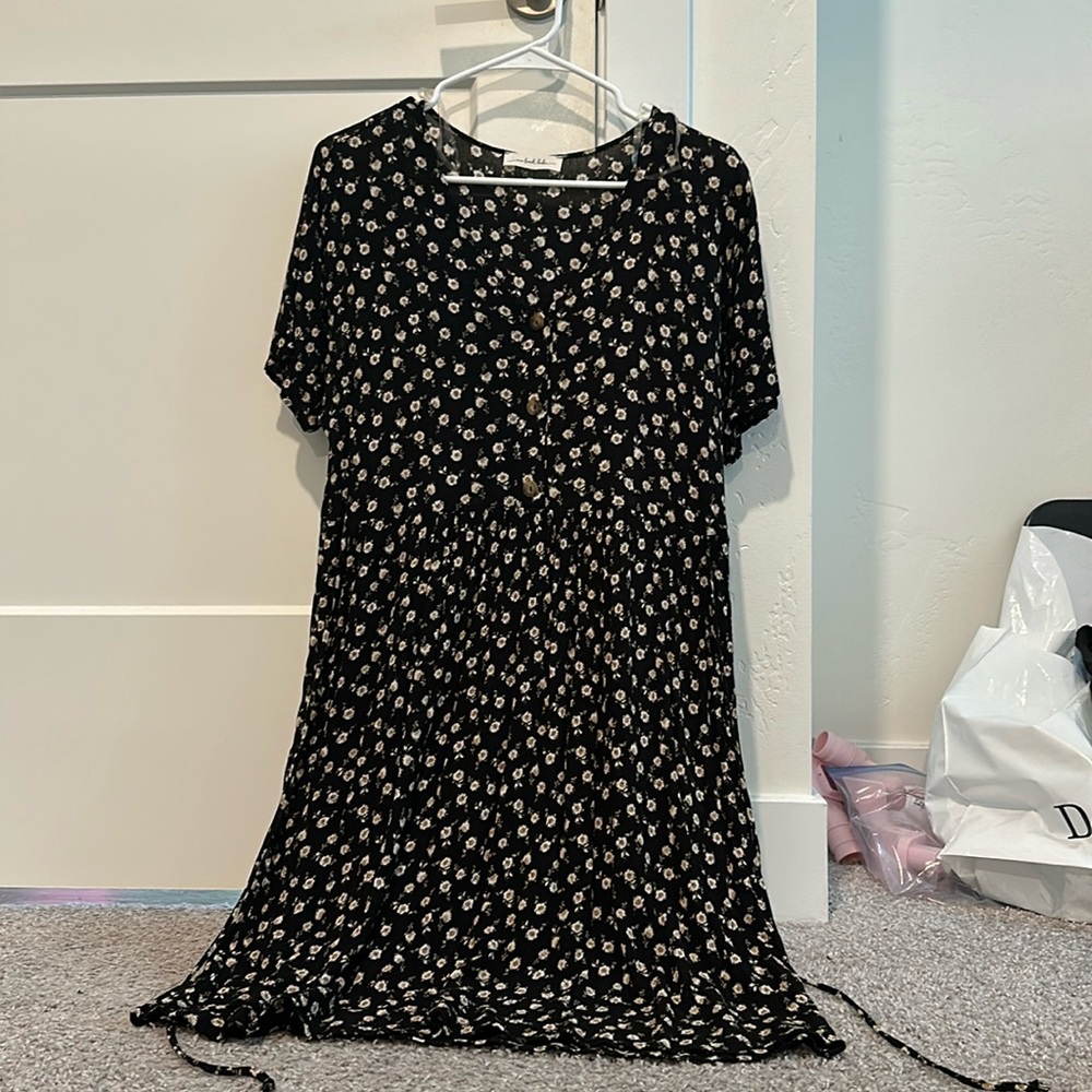 one loved babe floral dress